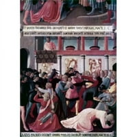 Posterazzi: masakr nevinih 1438-1438-Angelico fra 1400-Talijanski muzej freski San Marco ispis plakata-u
