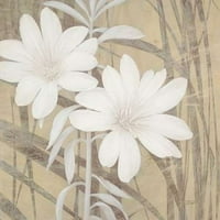 Suvremeni ispis plakata bijelo cvijeće Ive Stojanova