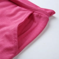 Pgeraug aktivna fit hlača chino kratke čvrste hlače za žene vruće ružičaste 2xl