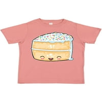 Preslatka slatka nasmijana torta posuta konfetama poklon majica za mlađeg dječaka ili djevojčicu