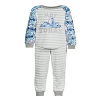 Pidžama Set od velura s dugim rukavima Za Djevojčice, gornji dio i hlače od 2 komada, veličine 4-12