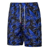& Teretne kratke hlače za muškarce, muške Casual klasične kratke hlače, ljetne kratke hlače na plaži, plave, 2