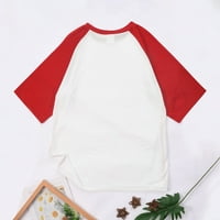Majica s kratkim rukavima majice s džepovima velike i visoke veličine, u prodaji crvena